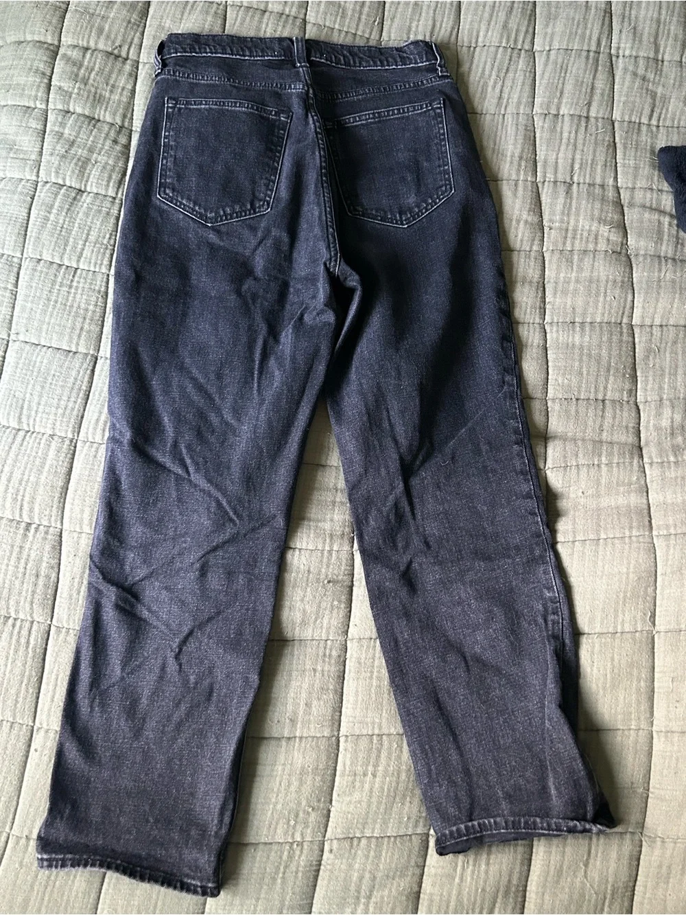Abercrombie & Fitch The Ankle Straight Ultra High Rise Curve Love Jean